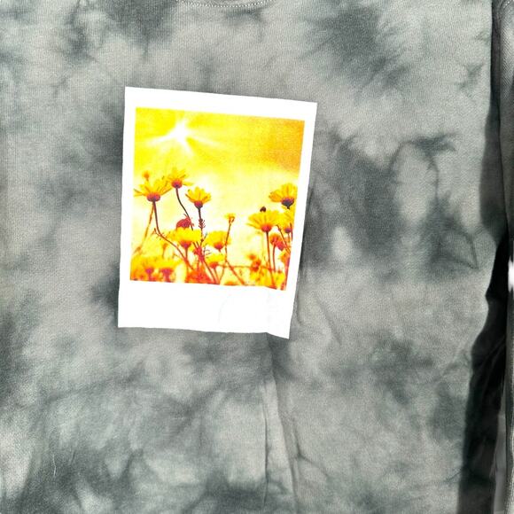 Polaroid Grayish Green Pullover Cropped Top Small - Picture 3 of 5